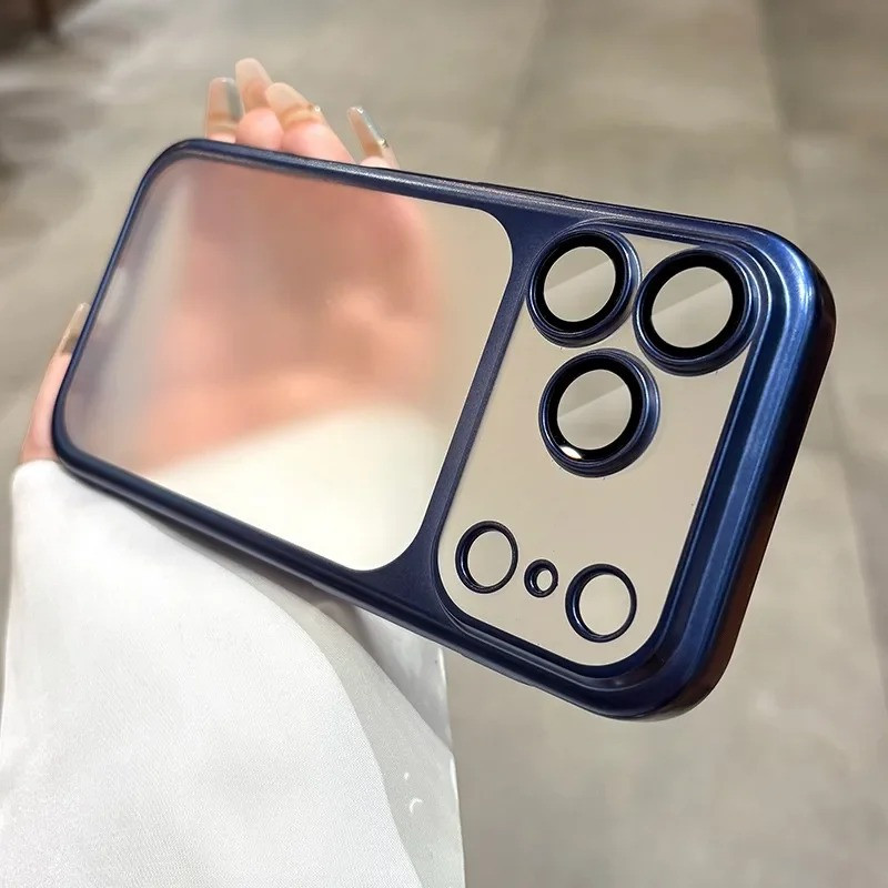 Luxury Orange Ultra Thin Frosted Phone Case for iPhone