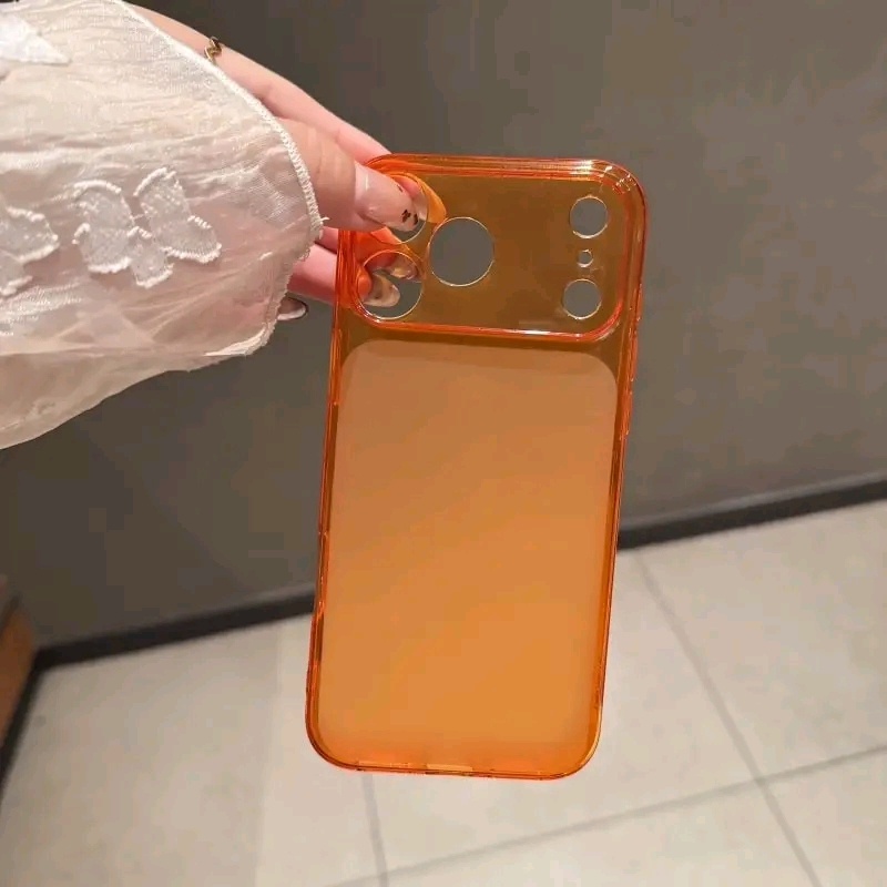 Soft Matte Transparent Camera Cutout Glossy Bumper Case