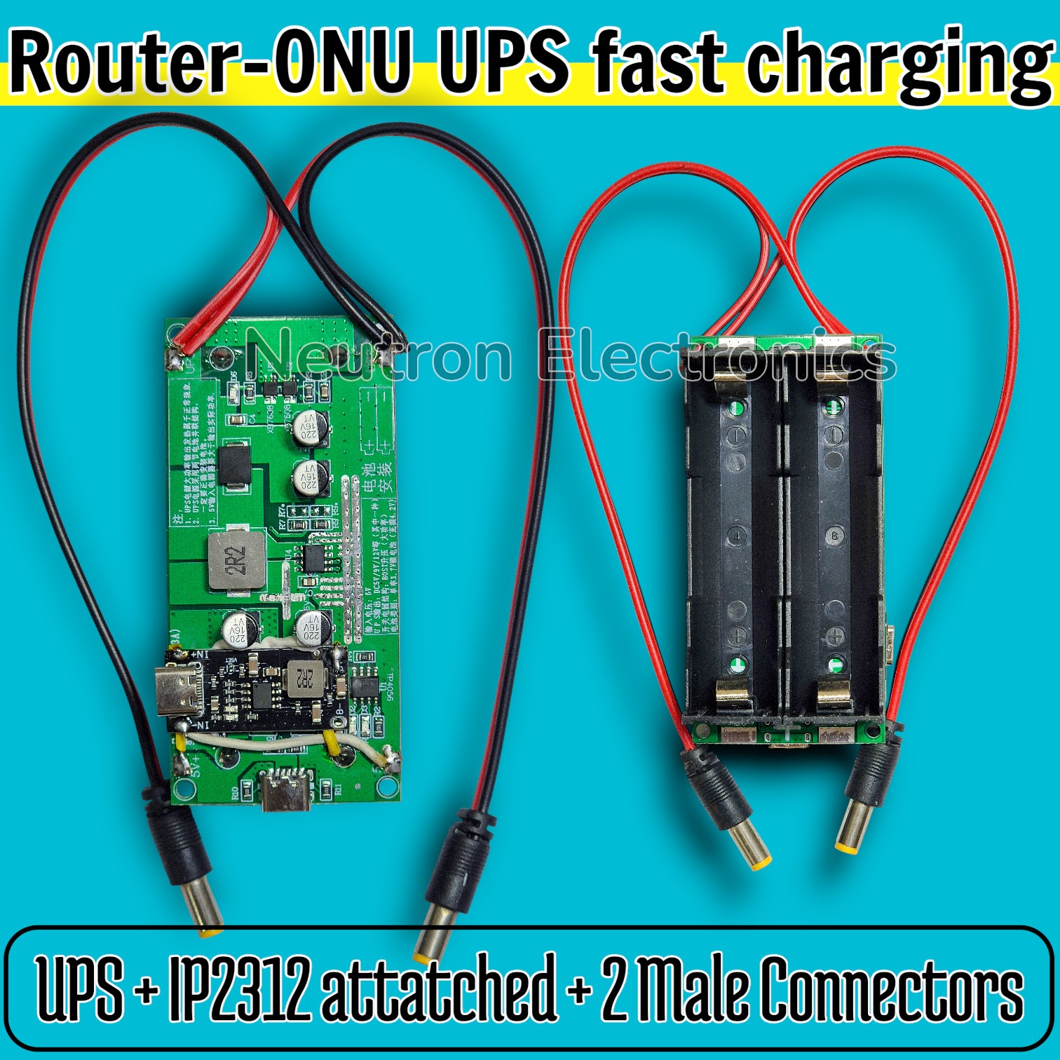 Fast Charging 15W UPS Module