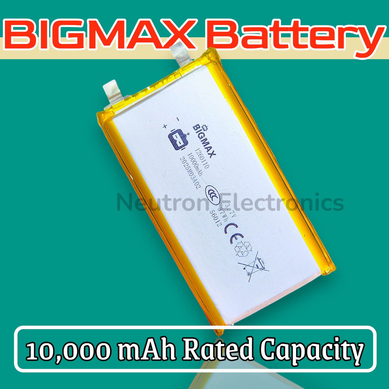 10,000 mAh BIGMAX Battery