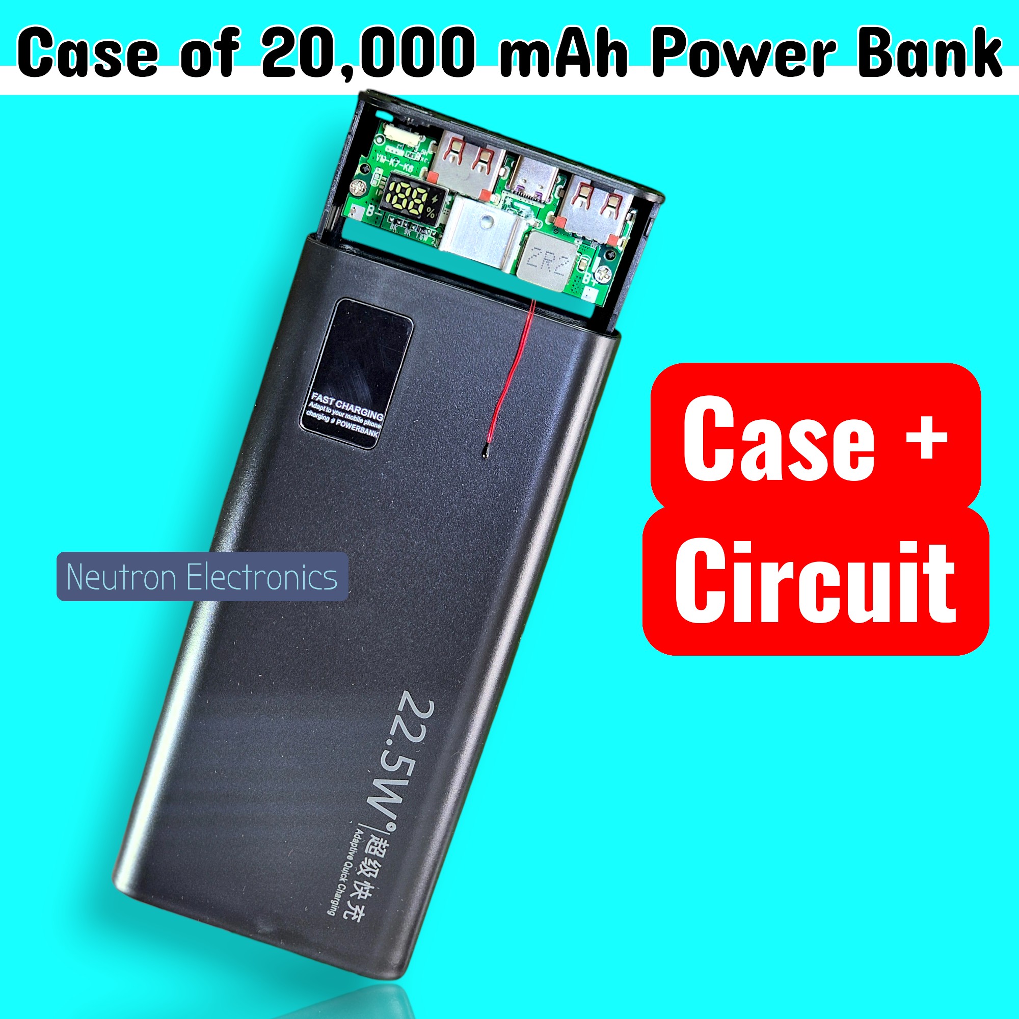 Case of 20,000 mAh Power Bank