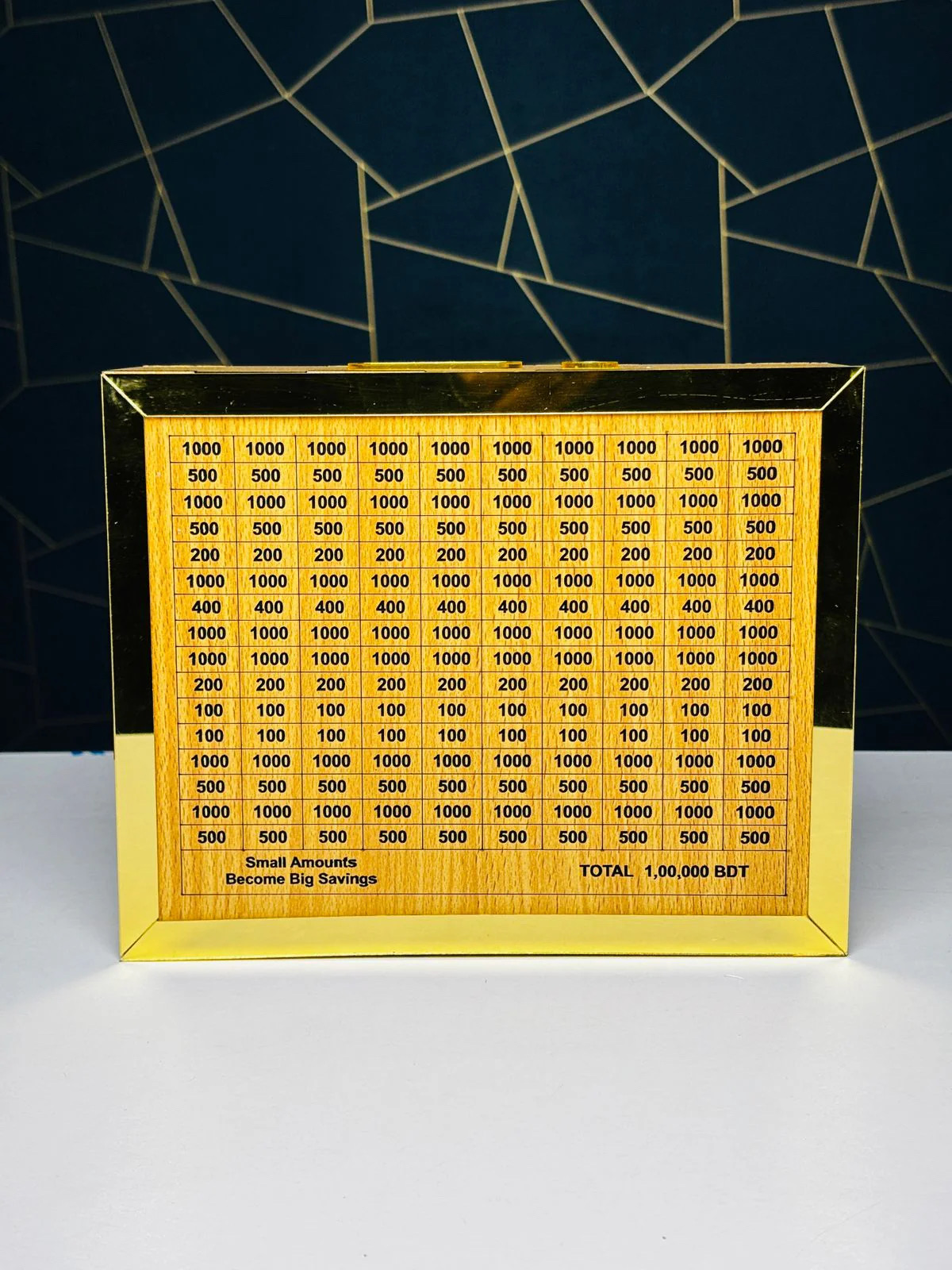 Wooden Money Saving Box (Piggy Bank)