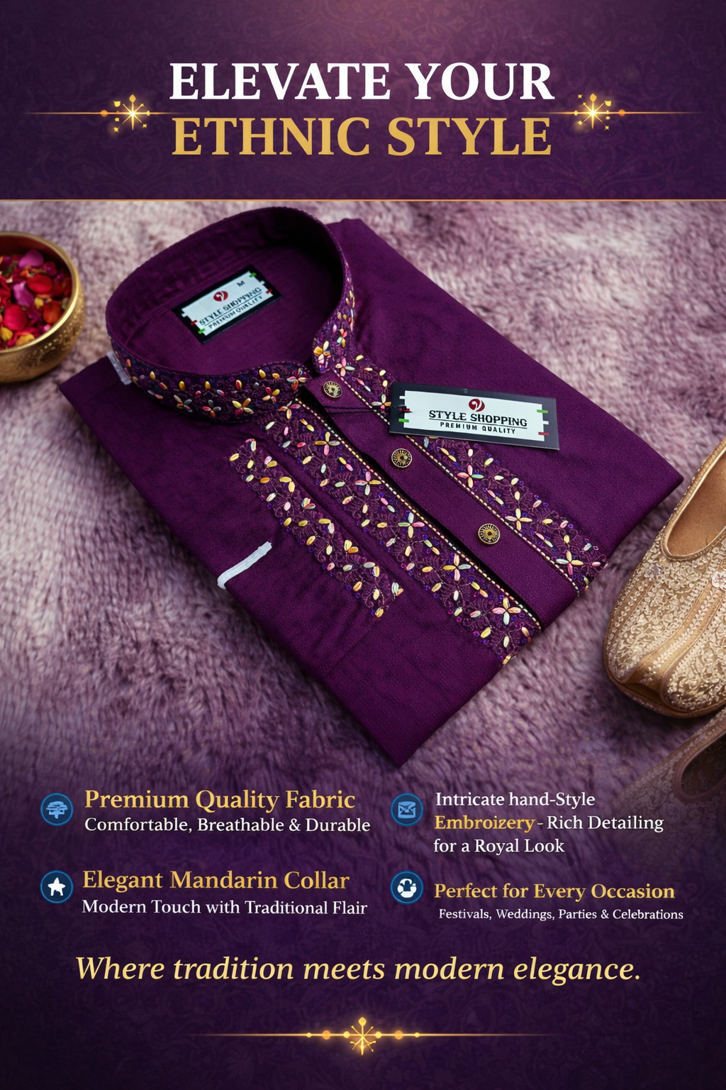 Eid Collection 2026 Purple Sequence Embroidery Punjabi_img_1