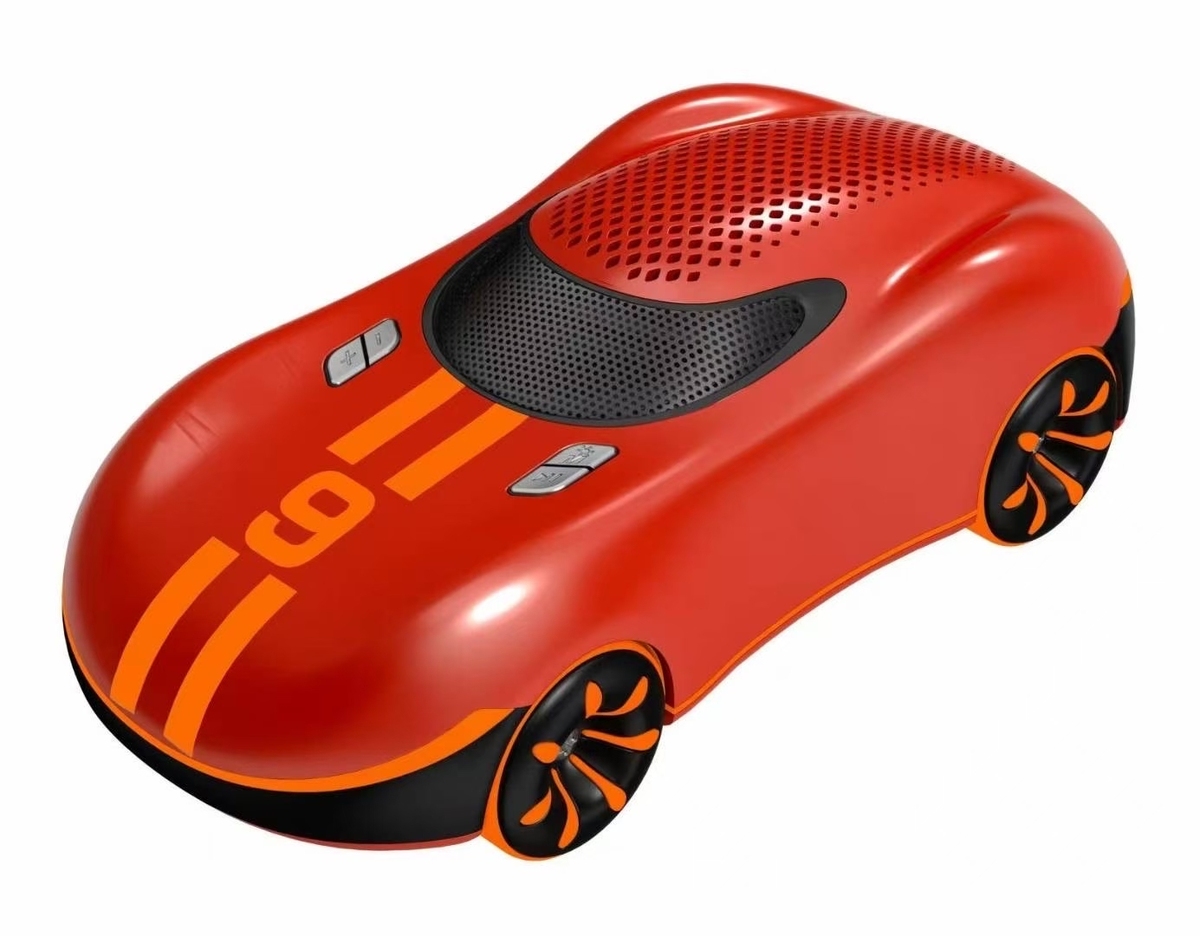 Carton Car-Shaped Home Audio Player Portable Wireless Blue Tooth Speakers_img_3