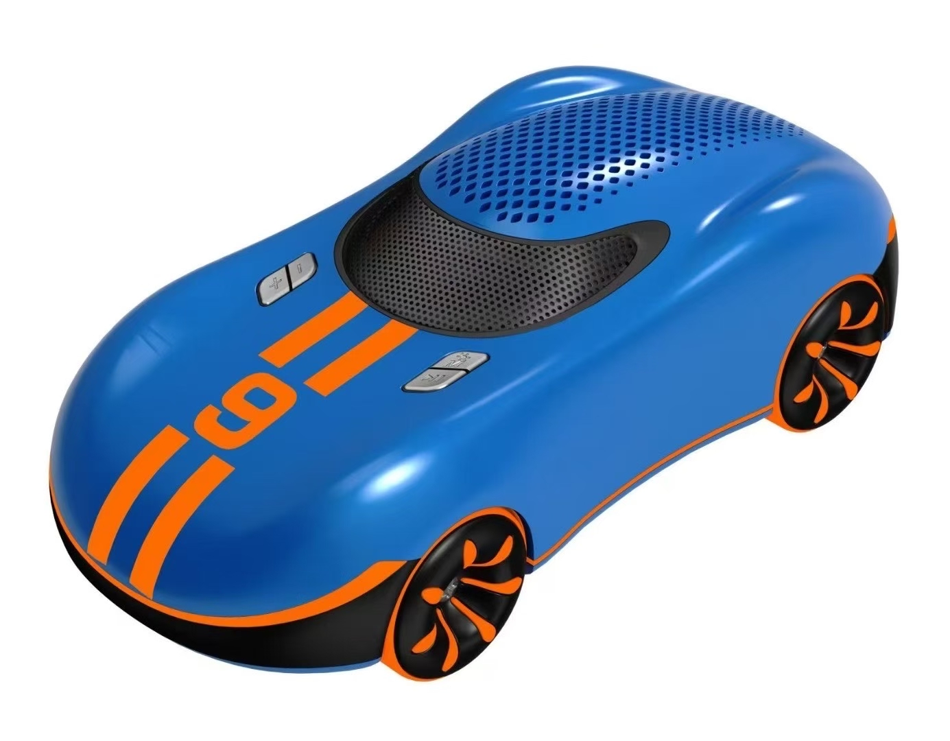 Carton Car-Shaped Home Audio Player Portable Wireless Blue Tooth Speakers_img_2