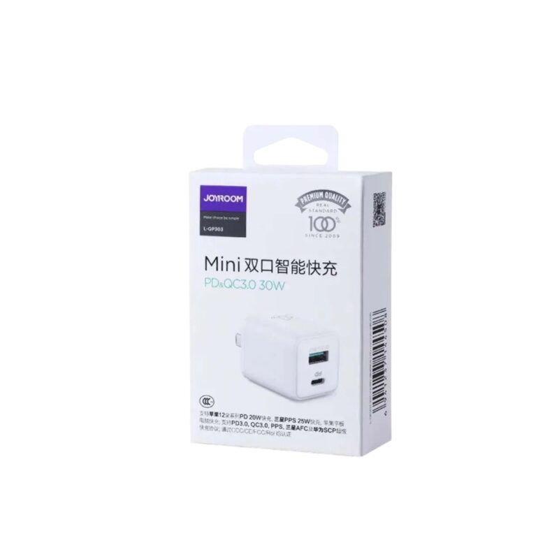 Joyroom L-QP303 Fast Charger 30W with USB-C Power Delivery_img_1