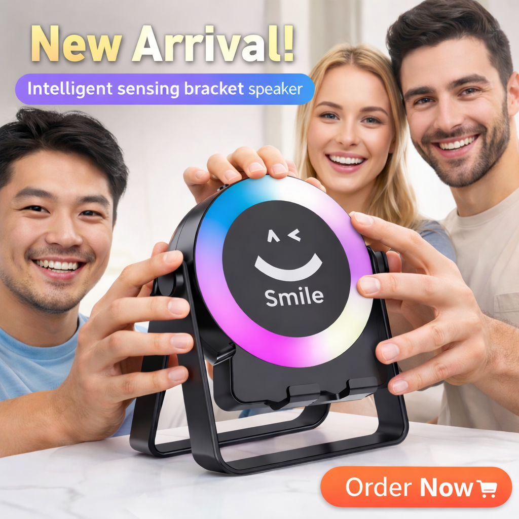 ZF18 Wireless Speakers Phone Stand 5W LED RGB Lights Sound Speaker