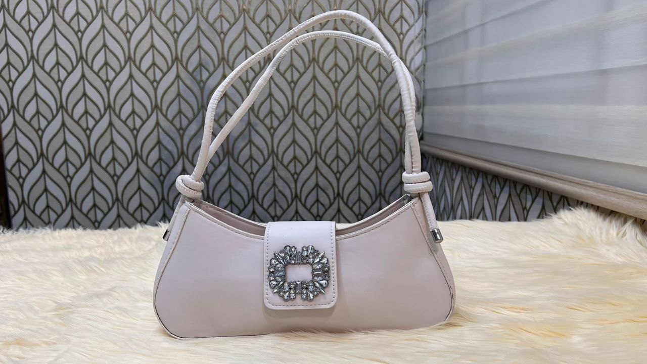 Women's Trendy Square Buckle PU Leather Shoulder Bag - Versatile Underarm Style-RM111_img_3