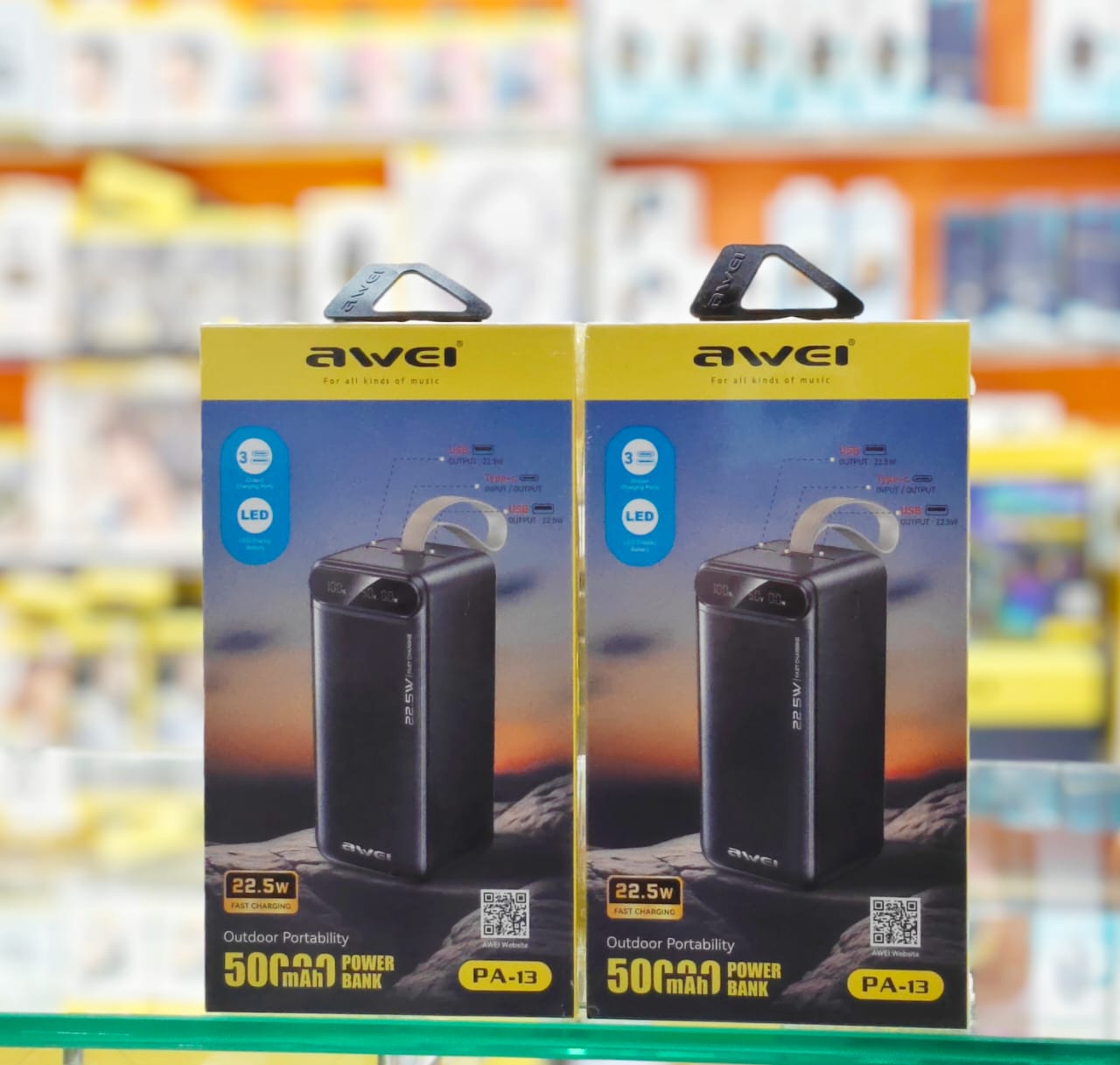 Awei Most Demanding Product Awei Pa-13 22.5w 50000maH Fast Charging Powerbank_img_1