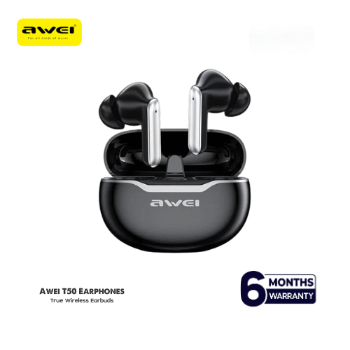 Awei T50 Wireless Headphones Bluetooth 5.3 Earbuds With Mic_img_0