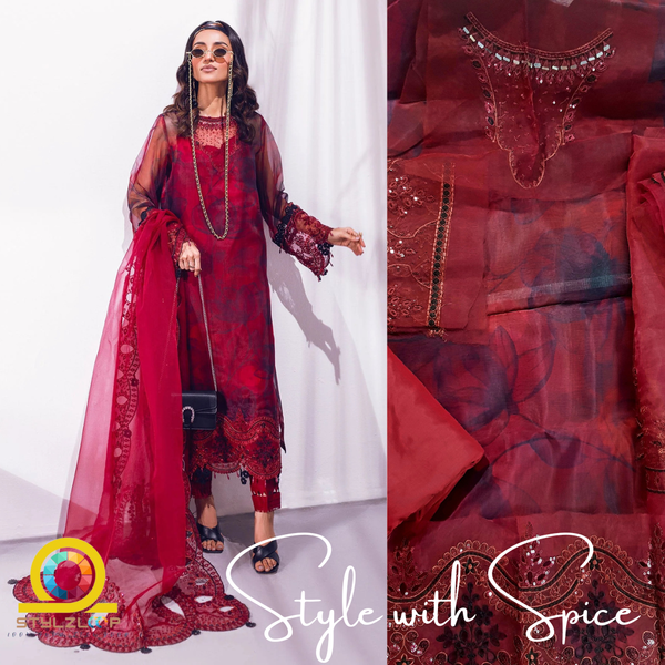 Nureh-5 | Festive | TUBEROSE (4 Piece) Imported from Pakistan - Image 2