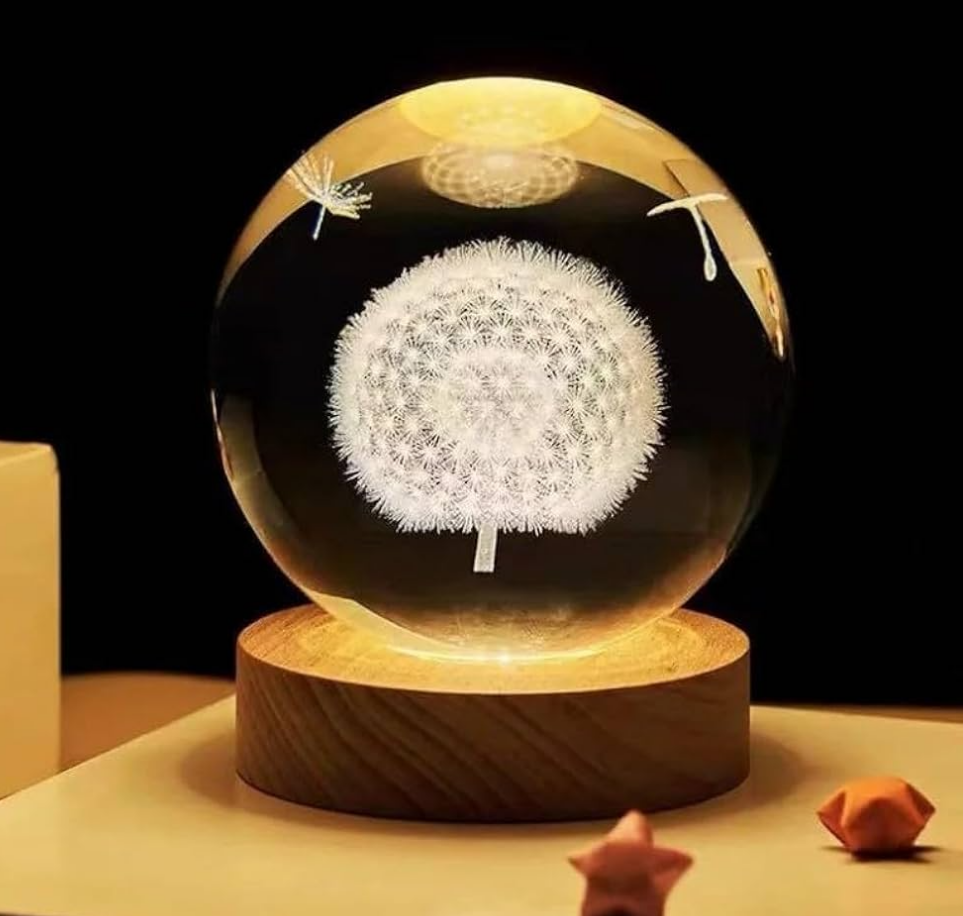 3D Crystal Ball – Dandelion_img_0