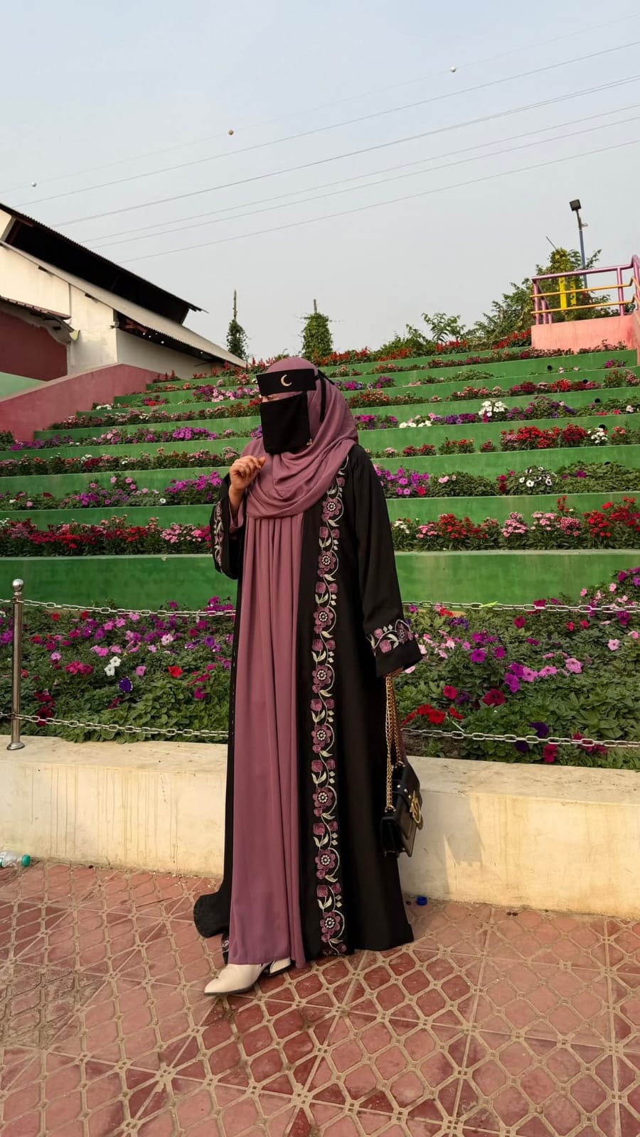 Embroidery Koti Borka (With Hijab)_img_3