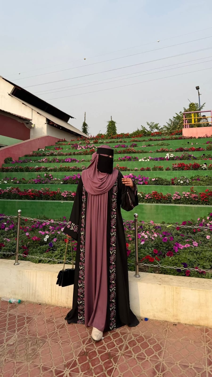 Embroidery Koti Borka (With Hijab)_img_4