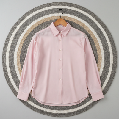 Solid formal shirt for men (pink)_img_0