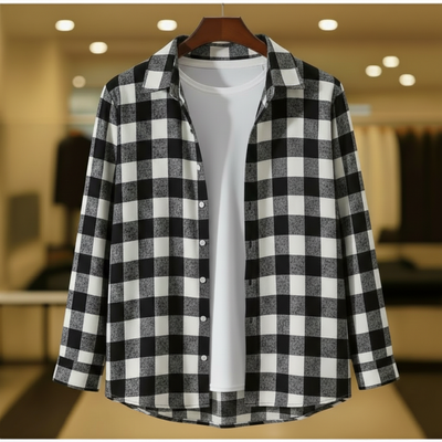 Flannel garments check shirt (only shirt)_img_1