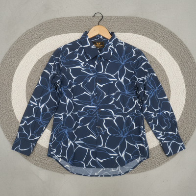 Popcorn fabrication floral print shirt_img_2