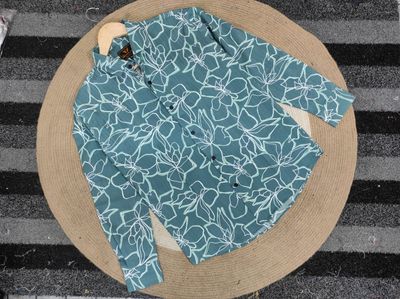Popcorn fabrication floral print shirt_img_0