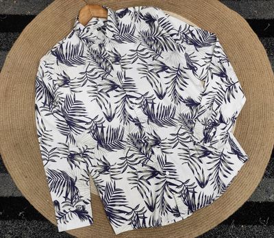 Trendy floral print shirt_img_0