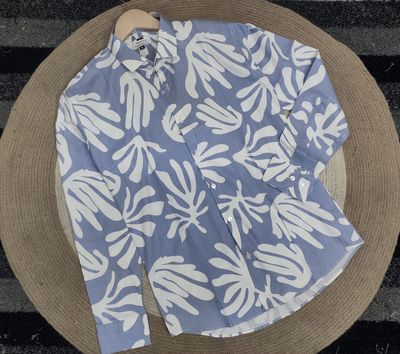 Trendy floral print shirt_img_0