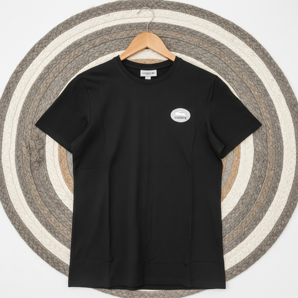 L'coste premium black tshirt
