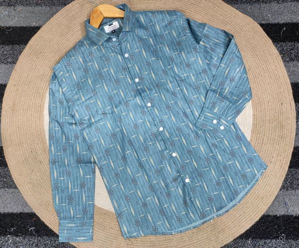 Trendy print shirt for eid