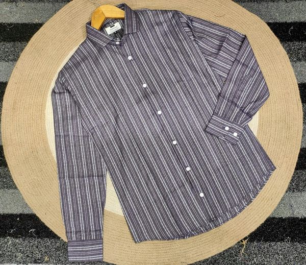 Trendy strip print shirt for eid