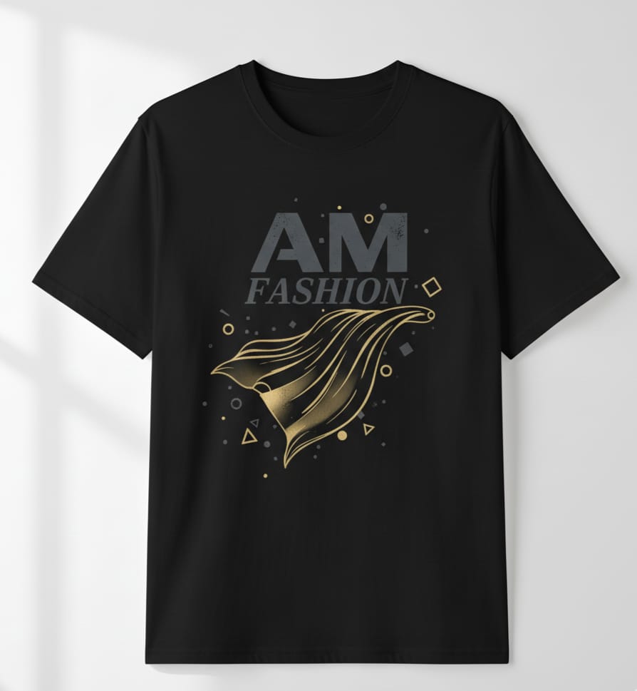 AM FASHION – Exclusive Golden Wave Graphic Premium T-Shirt_img_0