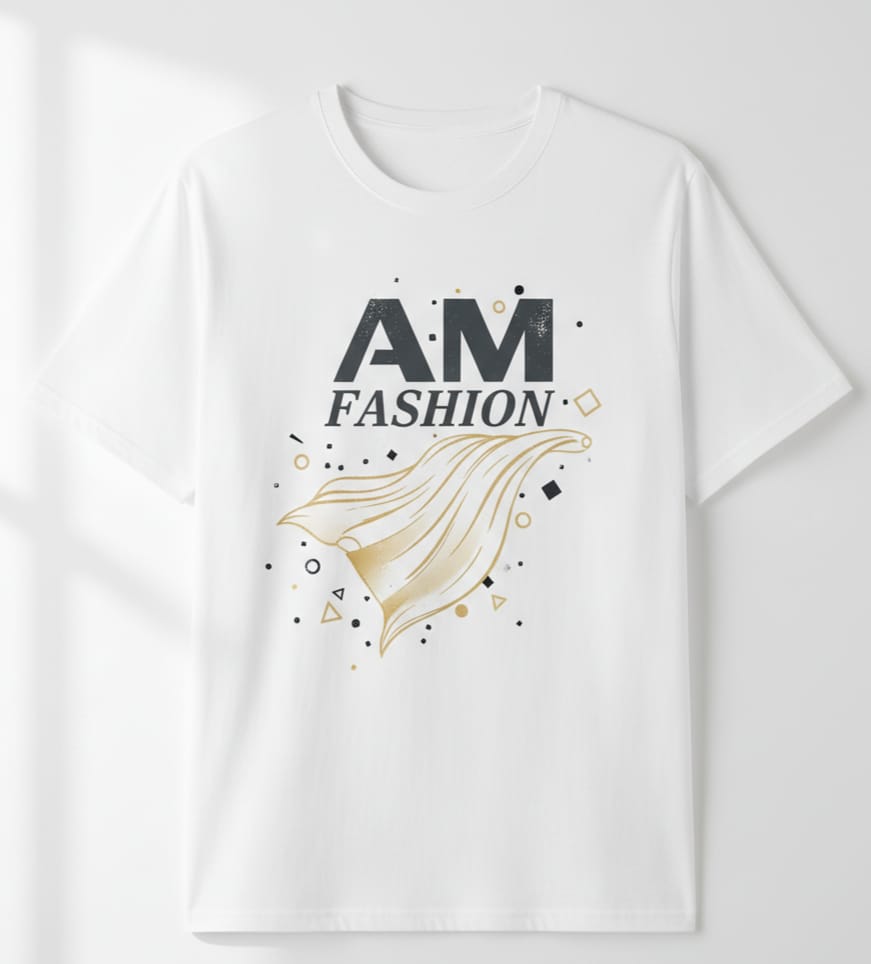 AM FASHION – Exclusive Golden Wave Graphic Premium T-Shirt_img_1