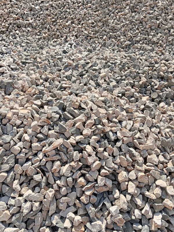 এলসি সাদা-কালো মিক্স বোল্ডার ভাঙ্গা 3/4" পাথর