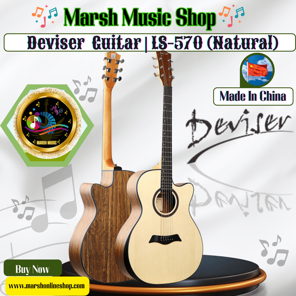 👉🔰Deviser LS-570 (N)Pure Acoustic Guitar