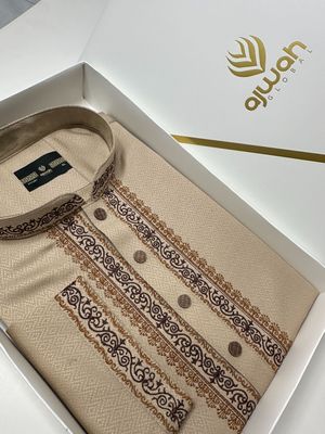 Beige Crown Majesty Panjab -A3M137_img_1