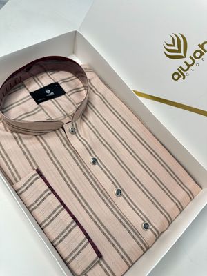 Sandstone Stripe Panjabi -A1S008_img_1