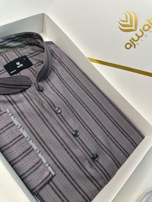 Ash Stone Stripe Panjabi -A1S011_img_1