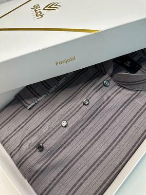 Ash Stone Stripe Panjabi -A1S011_img_0