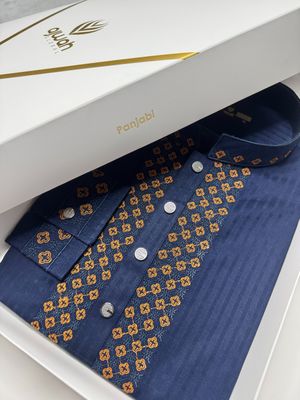 Blue Ember Classic Luxury Panjabi -A3B131_img_0