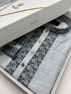 Ashen Royale Luxury Panjabi -A3A132_img_0