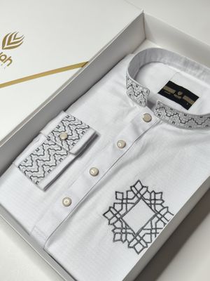 Ajwah Imperial White Panjabi_img_1