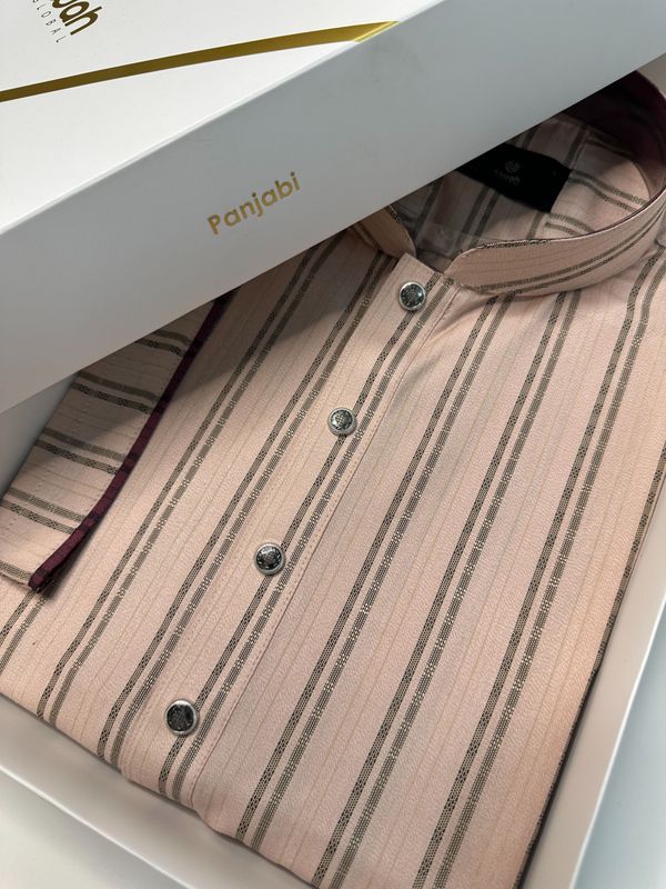 Sandstone Stripe Panjabi -A1S008