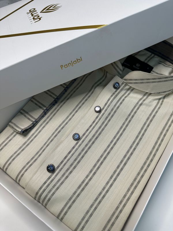 Desert Blush Stripe Panjabi -A1S009