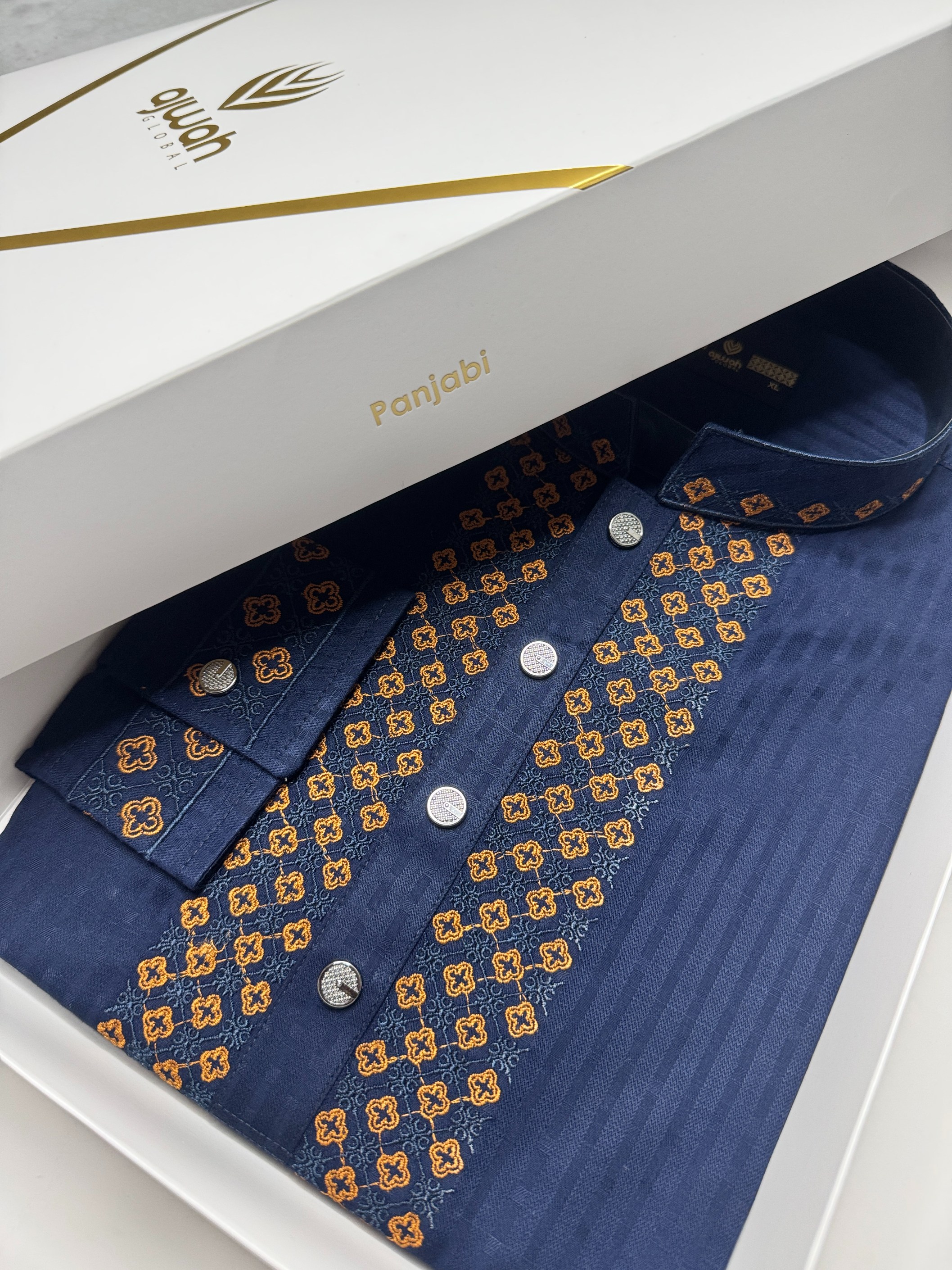 Blue Ember Classic Luxury Panjabi -A3B131_img_0