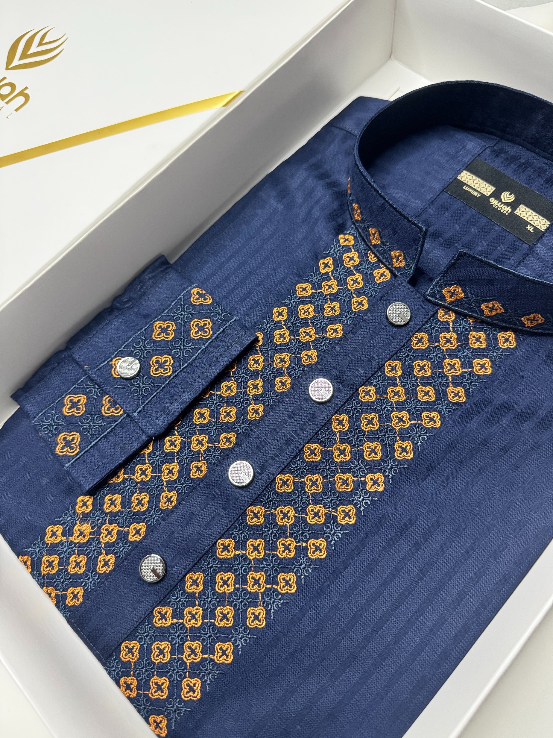 Blue Ember Classic Luxury Panjabi -A3B131_img_2