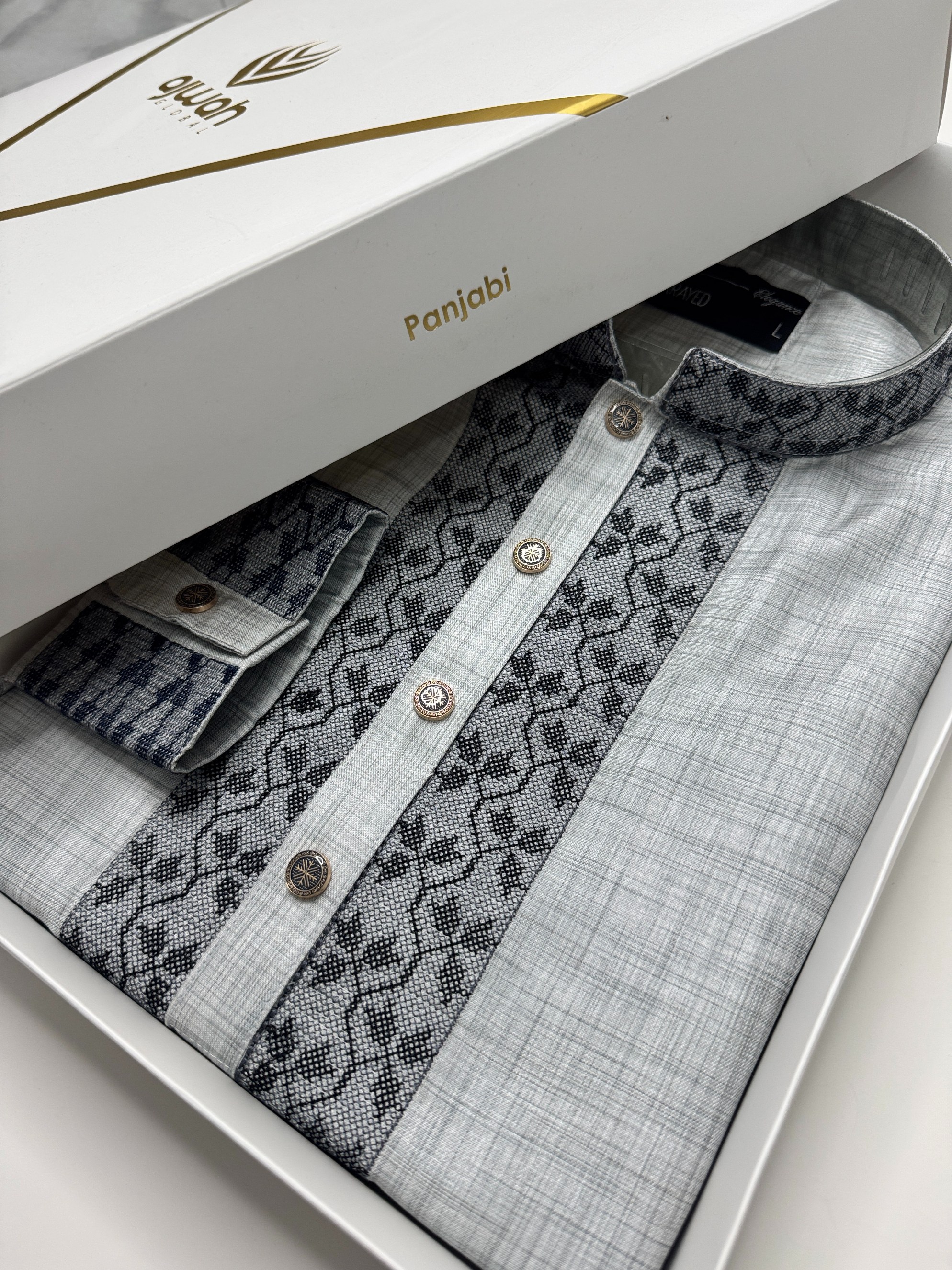 Ashen Royale Luxury Panjabi -A3A132_img_0