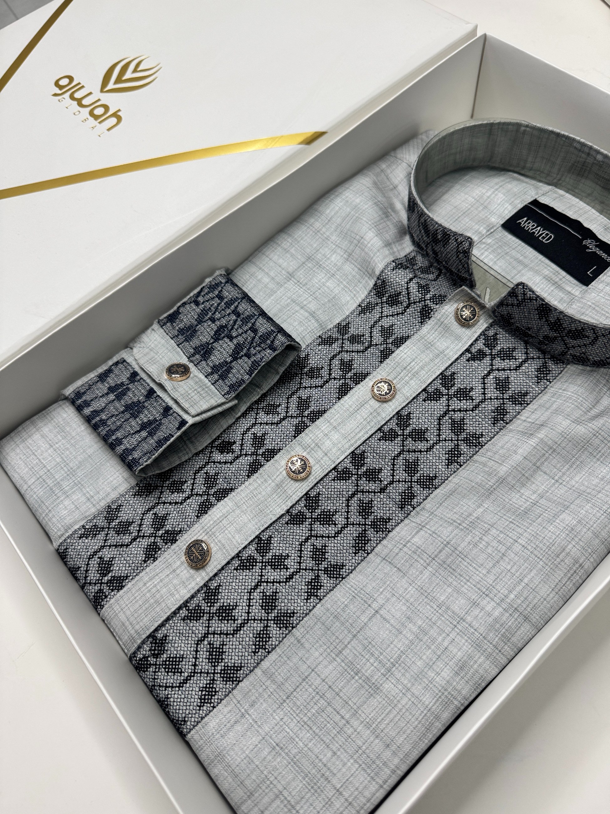 Ashen Royale Luxury Panjabi -A3A132_img_2