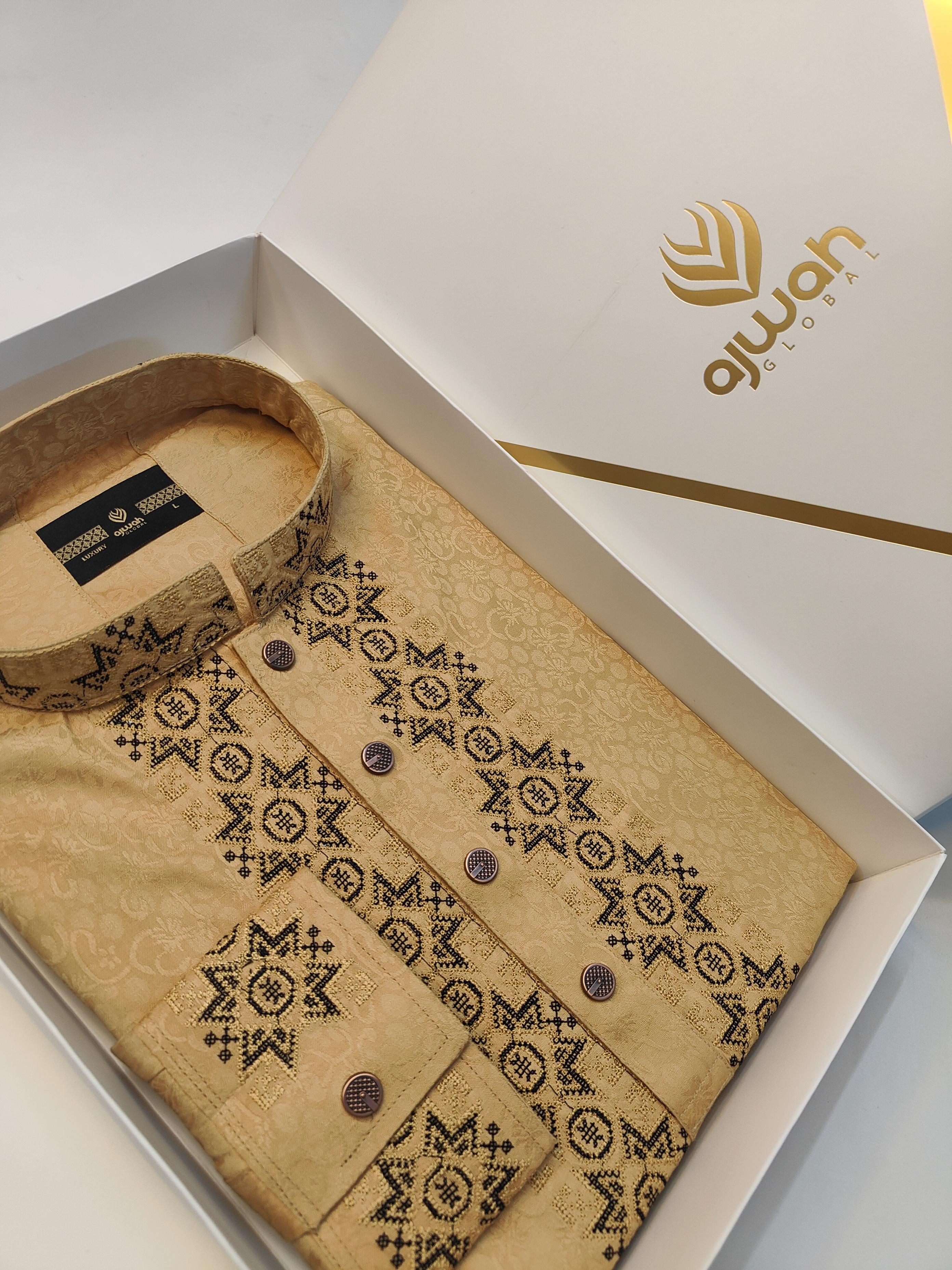 Sandstone Majesty luxury Panjabi -A3M130_img_2