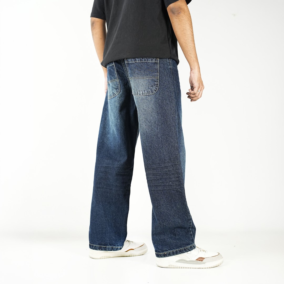 Prime Baggy Denim Pant (Azure Grain Blue)_img_3