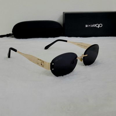 A - 132 Rimless Oval Sunglasses_img_0