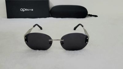 A - 132 Rimless Oval Sunglasses_img_1