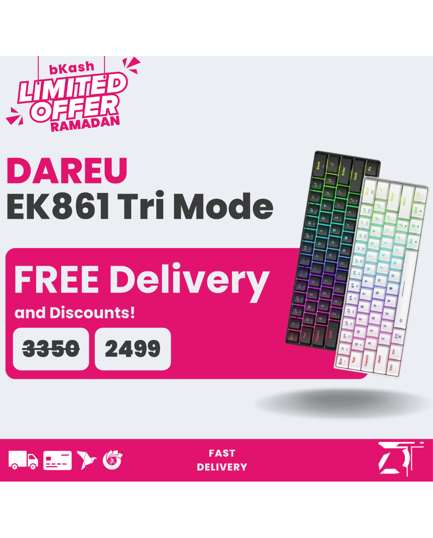 DAREU EK861 TRINITY GTR Tri Mode Hotswap Mechanical Keyboard_img_0