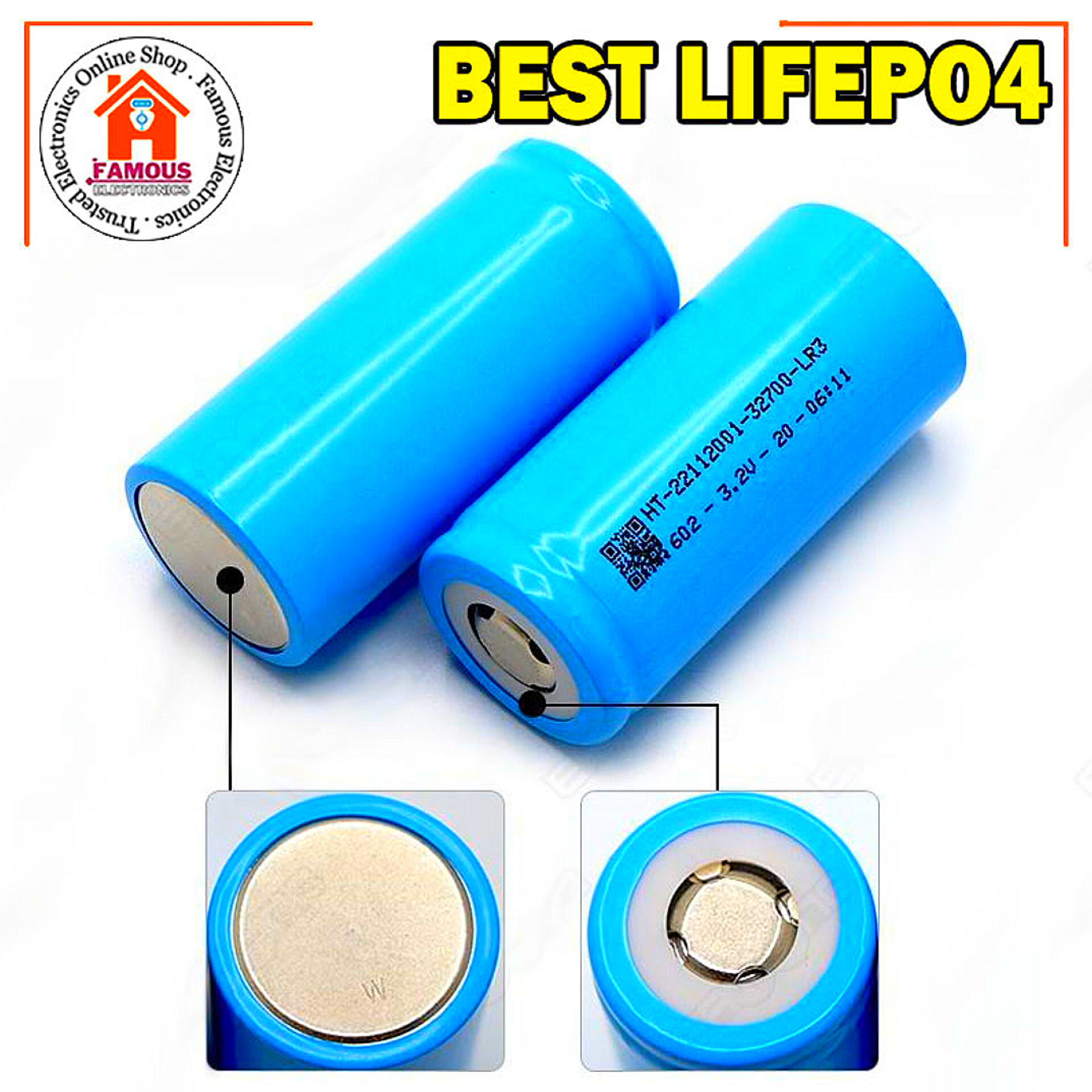 Best Q 32700 6000mAh LiFePO4 Battery_img_1